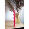 Edge Collections - 9.5" x 1.2" - Hot Pink - Artistic Decorative Wavy Taper Candles for Chic"teriors - 1 Piece